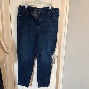 American Eagle Curvy Mom Jeans - Dark Blue - Long
